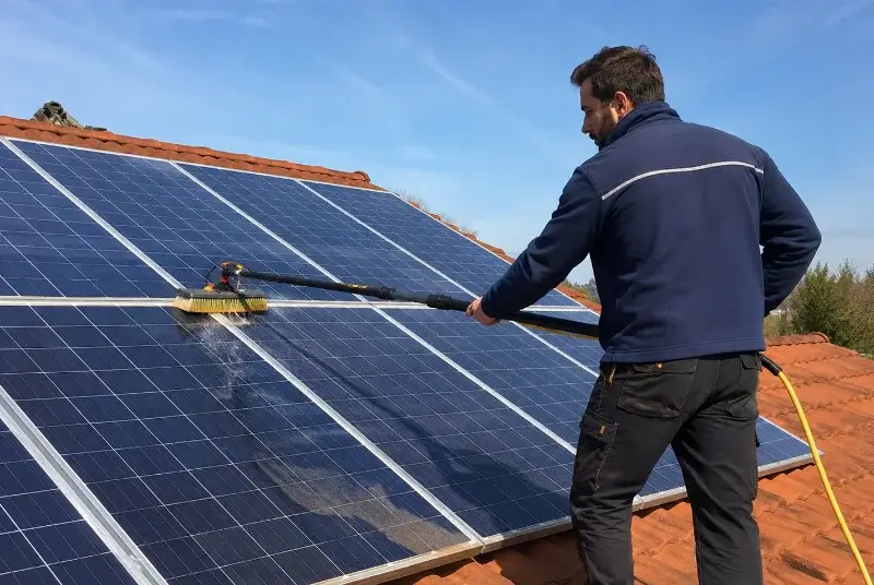 Nettoyage et entretien de panneaux solaires à Cirières