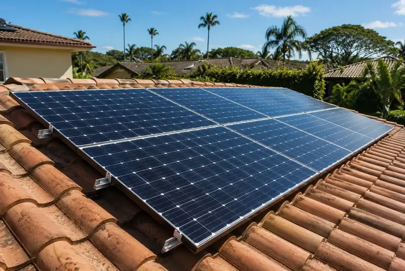 Installation de panneaux solaires à Cirières
